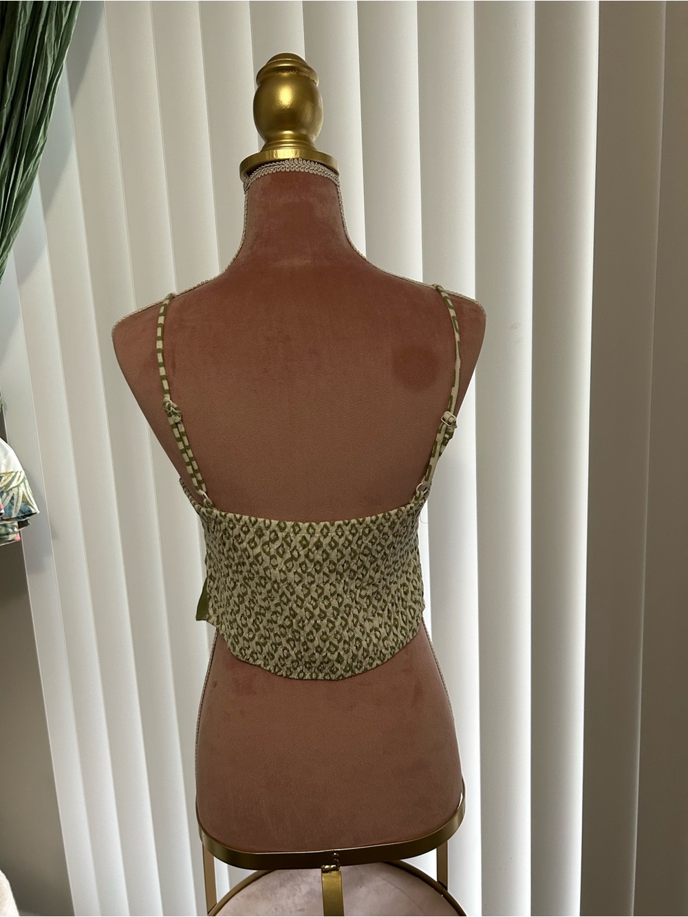 Green Geometric Two-Piece Set - Picture 2 of 3